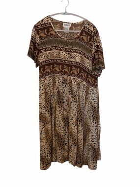 Just in Thyme Boho Vintage Midi Dress, Size 14